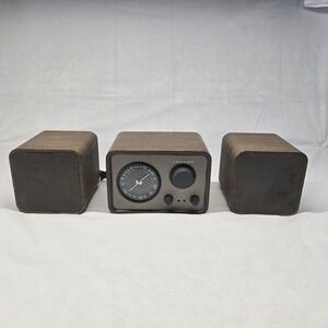 Crosley Radio Trio Stereo Sound System w/ Bluetooth & AM/FM Radio -Vintage Style